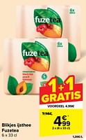 Promoties Blikjes ijsthee fuzetea - FuzeTea - Geldig van 29/05/2024 tot 04/06/2024 bij Carrefour