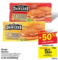 Promoties Chickenburger - Danlers - Geldig van 29/05/2024 tot 04/06/2024 bij Carrefour
