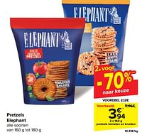 Promoties Pretzels elephant - Elephant - Geldig van 29/05/2024 tot 04/06/2024 bij Carrefour
