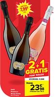 Promoties Prosecco borgo santo brut of rosé - Schuimwijnen - Geldig van 29/05/2024 tot 04/06/2024 bij Carrefour