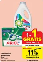 Promoties Pods regular ariel - Ariel - Geldig van 29/05/2024 tot 04/06/2024 bij Carrefour