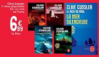 Promotions Clive cussler - Produit maison - Cora - Valide de 28/05/2024 à 10/06/2024 chez Cora