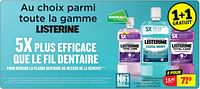 Promotions Bain de bouche total care extra mild - Listerine - Valide de 28/05/2024 à 09/06/2024 chez Kruidvat