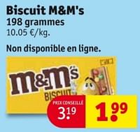 Promotions Biscuit m+m`s - M&M 's - Valide de 28/05/2024 à 09/06/2024 chez Kruidvat