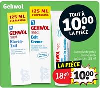 Promotions Crème anti-collosités - Gehwol - Valide de 28/05/2024 à 09/06/2024 chez Kruidvat