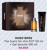Promotions Hugo boss the scent for him edt + gel douche - Hugo Boss - Valide de 27/05/2024 à 09/06/2024 chez ICI PARIS XL