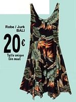 Promotions Robe - jurk bali - Produit maison - Cora - Valide de 28/05/2024 à 10/06/2024 chez Cora