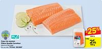 Promotions Coeur de saumon filière qualité carrefour - Produit maison - Carrefour  - Valide de 29/05/2024 à 04/06/2024 chez Carrefour