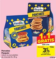 Promotions Pancakes nature - Brioche pasquier - Valide de 29/05/2024 à 04/06/2024 chez Carrefour