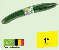 Promotions Concombre bio - Produit maison - Carrefour  - Valide de 29/05/2024 à 04/06/2024 chez Carrefour