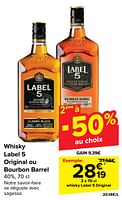 Promotions Whisky label 5 original - Label 5 - Valide de 29/05/2024 à 04/06/2024 chez Carrefour