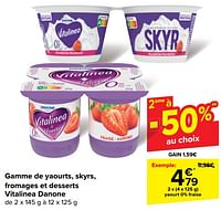 Promotions Yaourt 0% fraise - Danone - Valide de 29/05/2024 à 04/06/2024 chez Carrefour