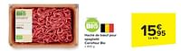 Promotions Haché de boeuf pour spaghetti carrefour bio - Produit maison - Carrefour  - Valide de 29/05/2024 à 10/06/2024 chez Carrefour