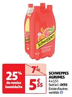 Promoties Schweppes agrumes - Schweppes - Geldig van 28/05/2024 tot 02/06/2024 bij Auchan