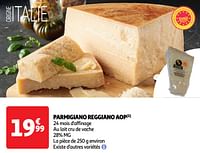 Promoties Parmigiano reggiano aop - Parmigiano Reggiano - Geldig van 28/05/2024 tot 02/06/2024 bij Auchan