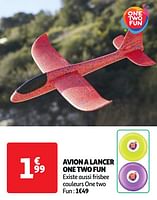 Promoties Avion a lancer one two fun - One two fun - Geldig van 28/05/2024 tot 02/06/2024 bij Auchan