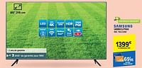 Promotions Samsung led tv ue85cu7100 - Samsung - Valide de 29/05/2024 à 17/06/2024 chez Carrefour