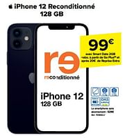 Promotions Apple iphone 12 reconditionné 128 gb - Apple - Valide de 29/05/2024 à 17/06/2024 chez Carrefour
