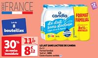 Promotions Le lait sans lactose de candia - CANDIA - Valide de 28/05/2024 à 02/06/2024 chez Auchan Ronq