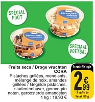 Promotions Fruits secs - droge vruchten cora - Produit maison - Cora - Valide de 28/05/2024 à 03/06/2024 chez Cora
