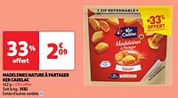 Promoties Madeleines nature à partager ker cadelac - Ker Cadelac - Geldig van 28/05/2024 tot 03/06/2024 bij Auchan