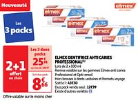 Promoties Elmex dentifrice anti caries professional - Elmex - Geldig van 28/05/2024 tot 03/06/2024 bij Auchan