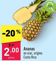 Promotions Ananas - Produit maison - Aldi - Valide de 03/06/2024 à 08/06/2024 chez Aldi