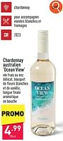 Promotions Chardonnay australien ocean view - Vins blancs - Valide de 05/06/2024 à 09/06/2024 chez Aldi