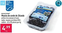 Promotions Moules de corde de zélande - Golden Seafood - Valide de 03/06/2024 à 09/06/2024 chez Aldi