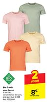 Promoties Bio t-shirt voor heren - Tex - Geldig van 29/05/2024 tot 10/06/2024 bij Carrefour