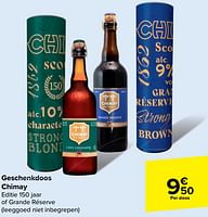 Promoties Geschenkdoos chimay - Chimay - Geldig van 29/05/2024 tot 10/06/2024 bij Carrefour