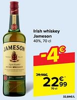 Promoties Irish whiskey jameson - Jameson - Geldig van 29/05/2024 tot 10/06/2024 bij Carrefour