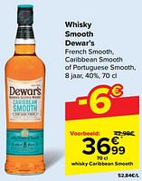 Promoties Whisky caribbean smooth - Dewar's - Geldig van 29/05/2024 tot 10/06/2024 bij Carrefour