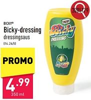 Promoties Bicky-dressing - Bicky - Geldig van 07/06/2024 tot 09/06/2024 bij Aldi