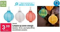 Promoties Lampion op zonne-energie - Casalux - Geldig van 05/06/2024 tot 09/06/2024 bij Aldi