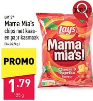 Promoties Mama mia’s - Lay's - Geldig van 07/06/2024 tot 09/06/2024 bij Aldi