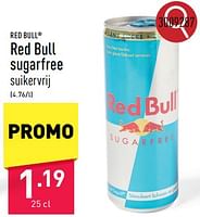 Promoties Red bull sugarfree - Red Bull - Geldig van 07/06/2024 tot 09/06/2024 bij Aldi