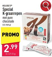 Promoties Special k-graanrepen - Kellogg's - Geldig van 07/06/2024 tot 09/06/2024 bij Aldi