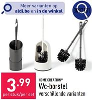 Promoties Wc-borstel - HOME CREATION - Geldig van 08/06/2024 tot 09/06/2024 bij Aldi