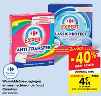 Promoties Anti-verkleuringsdoekjes - Huismerk - Carrefour  - Geldig van 29/05/2024 tot 10/06/2024 bij Carrefour