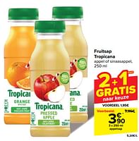 Promoties Appelsap - Tropicana - Geldig van 29/05/2024 tot 10/06/2024 bij Carrefour