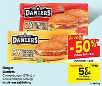 Promoties Chickenburger - Danlers - Geldig van 29/05/2024 tot 10/06/2024 bij Carrefour