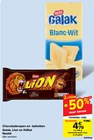 Promoties Chocoladerepen lion - Nestlé - Geldig van 29/05/2024 tot 10/06/2024 bij Carrefour