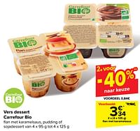 Promoties Flan met karamelsaus - Huismerk - Carrefour  - Geldig van 29/05/2024 tot 10/06/2024 bij Carrefour