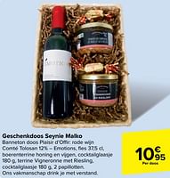 Promoties Geschenkdoos seynie malko - Huismerk - Carrefour  - Geldig van 29/05/2024 tot 10/06/2024 bij Carrefour