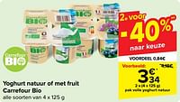 Promoties Volle yoghurt natuur - Huismerk - Carrefour  - Geldig van 29/05/2024 tot 10/06/2024 bij Carrefour