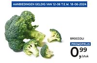 Promoties Broccoli - Huismerk - Alvo - Geldig van 05/06/2024 tot 18/06/2024 bij Alvo