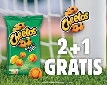 Promoties Cheetos goals - Cheetos  - Geldig van 05/06/2024 tot 18/06/2024 bij Alvo