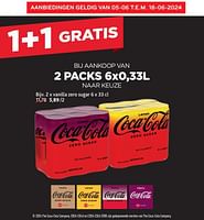 Promoties Coca-cola vanilla zero sugar - Coca Cola - Geldig van 05/06/2024 tot 18/06/2024 bij Alvo