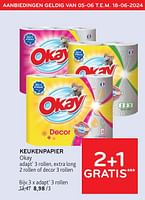 Promoties Keukenpapier okay adapt’ - Okay - Geldig van 05/06/2024 tot 18/06/2024 bij Alvo
